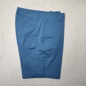 Rhone Shorts Mens 33 Blue 9" Commuter Golf Chino Stretch Polyester Tech 100273